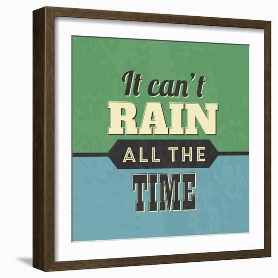 It Can't Rain All the Time-Lorand Okos-Framed Art Print