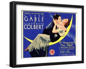 It Happened One Night, 1934-null-Framed Art Print