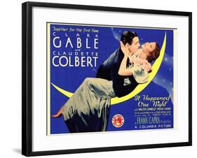 It Happened One Night, 1934-null-Framed Art Print