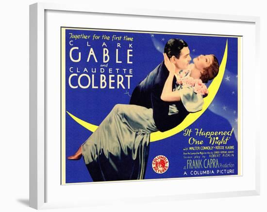 It Happened One Night, 1934-null-Framed Art Print