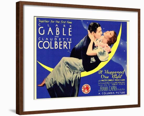 It Happened One Night, 1934-null-Framed Art Print