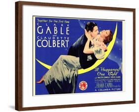 It Happened One Night, 1934-null-Framed Art Print