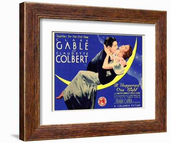 It Happened One Night, 1934-null-Framed Art Print