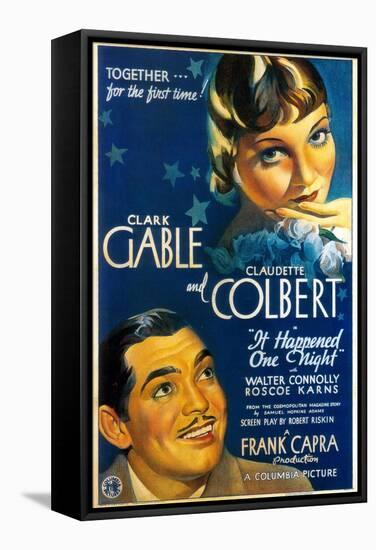 It Happened One Night, Directed by Frank Capra, 1934-null-Framed Stretched Canvas