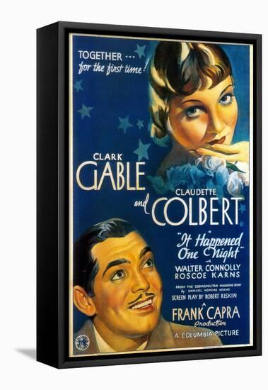 It Happened One Night, Directed by Frank Capra, 1934-null-Framed Stretched Canvas