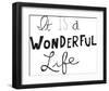 It Is a Wonderful Life-Virginia Kraljevic-Framed Giclee Print