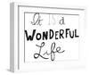 It Is a Wonderful Life-Virginia Kraljevic-Framed Giclee Print