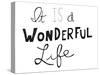 It Is a Wonderful Life-Virginia Kraljevic-Stretched Canvas