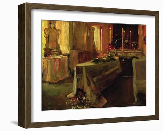 'It Is Finished', 5th Jan 1935-Sir John Lavery-Framed Giclee Print