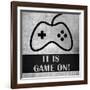 It is Game On-Denise Brown-Framed Art Print