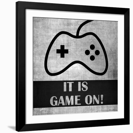 It is Game On-Denise Brown-Framed Art Print