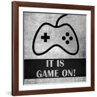 It is Game On-Denise Brown-Framed Art Print