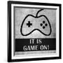 It is Game On-Denise Brown-Framed Art Print