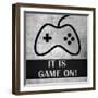 It is Game On-Denise Brown-Framed Art Print