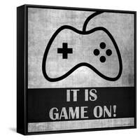 It is Game On-Denise Brown-Framed Stretched Canvas