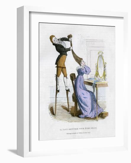 It Is Necessary to Suffer to Be Beautiful, 1882-1884-EA Tilly-Framed Giclee Print