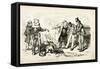 It Is Only a Truce to Regain Power/ Playing Possum, 1872-Thomas Nast-Framed Stretched Canvas