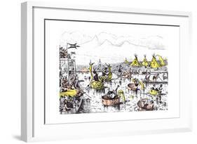 It Is Quite a Mistake to Suppose That Henley Regatta Was Not Anticipated in Earliest Times-Edward Tennyson Reed-Framed Giclee Print