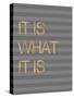 It Is What it Is Stripes-Miyo Amori-Stretched Canvas