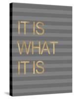 It Is What it Is Stripes-Miyo Amori-Stretched Canvas