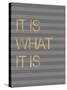 It Is What it Is Stripes-Miyo Amori-Stretched Canvas