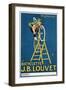 'It'Ll Climb Anything', Advertisement for the J.B. Louvet Bicycle-Michel, called Mich Liebeaux-Framed Giclee Print