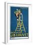 'It'Ll Climb Anything', Advertisement for the J.B. Louvet Bicycle-Michel, called Mich Liebeaux-Framed Giclee Print