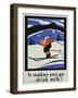 It Makes You Go...Drink Milk! Advertising Poster-null-Framed Giclee Print