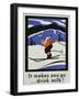 It Makes You Go...Drink Milk! Advertising Poster-null-Framed Giclee Print