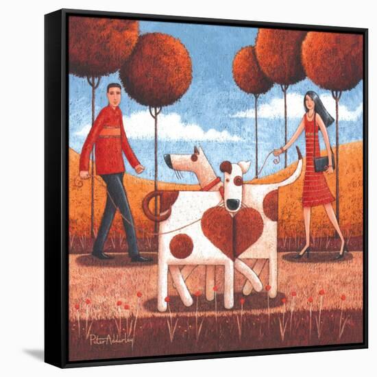 It Must Be Love-Peter Adderley-Framed Stretched Canvas