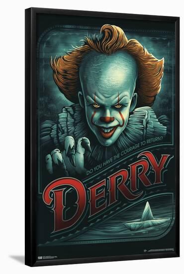 IT - Pennywise Derry-Trends International-Framed Poster