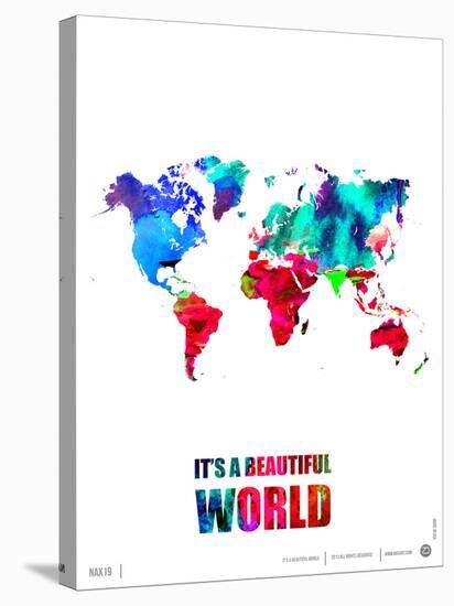 It's a Beautifull World Poster-NaxArt-Stretched Canvas