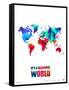 It's a Beautifull World Poster-NaxArt-Framed Stretched Canvas