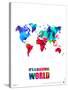 It's a Beautifull World Poster-NaxArt-Stretched Canvas