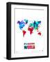 It's a Beautifull World Poster-NaxArt-Framed Art Print