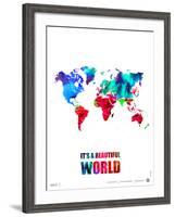 It's a Beautifull World Poster-NaxArt-Framed Art Print