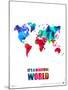 It's a Beautifull World Poster-NaxArt-Mounted Art Print