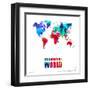 It's a Beautifull World Poster-NaxArt-Framed Art Print