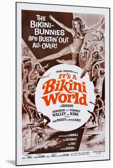 It's a Bikini World-null-Mounted Art Print