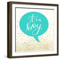 It's A Boy-Evangeline Taylor-Framed Art Print