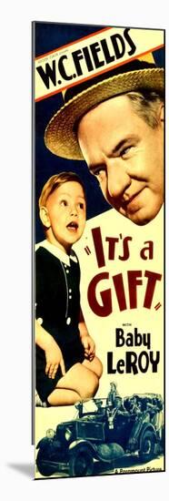 IT'S A GIFT, from left Baby LeRoy, W.C. Fields, 1934.-null-Mounted Premium Giclee Print