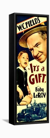 IT'S A GIFT, from left Baby LeRoy, W.C. Fields, 1934.-null-Framed Stretched Canvas