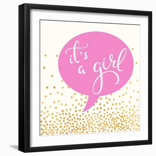 It's A Girl-Evangeline Taylor-Framed Art Print