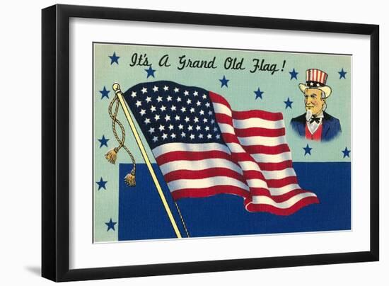 It's a Grand Old Flag-null-Framed Art Print