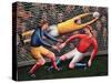 It's a Great Save-Jerzy Marek-Stretched Canvas