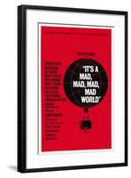 "It's a Mad, Mad, Mad, Mad World" 1963, Directed by Stanley Kramer-null-Framed Giclee Print