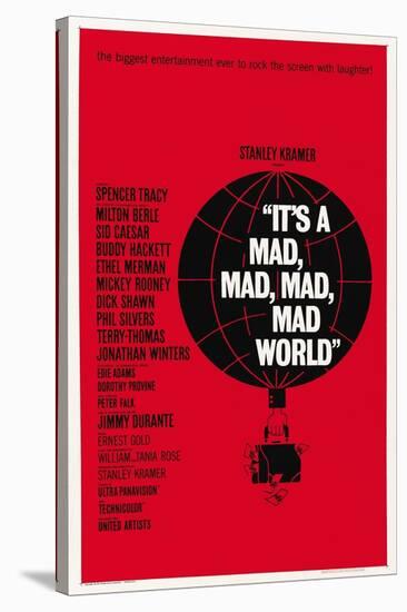 "It's a Mad, Mad, Mad, Mad World" 1963, Directed by Stanley Kramer-null-Stretched Canvas