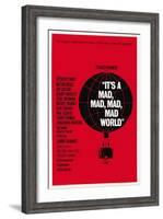 "It's a Mad, Mad, Mad, Mad World" 1963, Directed by Stanley Kramer-null-Framed Giclee Print