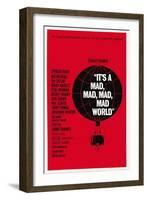 "It's a Mad, Mad, Mad, Mad World" 1963, Directed by Stanley Kramer-null-Framed Giclee Print