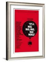 "It's a Mad, Mad, Mad, Mad World" 1963, Directed by Stanley Kramer-null-Framed Giclee Print
